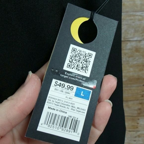 NWT 3.1 Philip Lim for Target L black dress - Picture 3 of 5